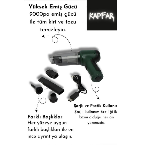 KAPFAR Güçlü Hava Süpürgesi