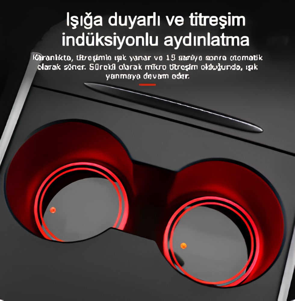 Kapfar 7 Renkli Araba Bardak Tutucu