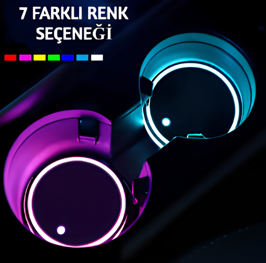 Kapfar 7 Renkli Araba Bardak Tutucu